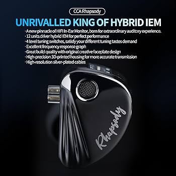 Amazon.co.jp: CCA Rhapsody インイヤーモニター 4BA+2DD 6