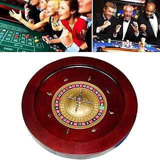 Generisch Hölzernes Roulette-Rad Tisch Roulette-Rad-Set Roulette Spiel Aus Holz Roulette Spiel Casino Set Unterhaltungs Freizeit Tischspiele Für Familienspaß,005