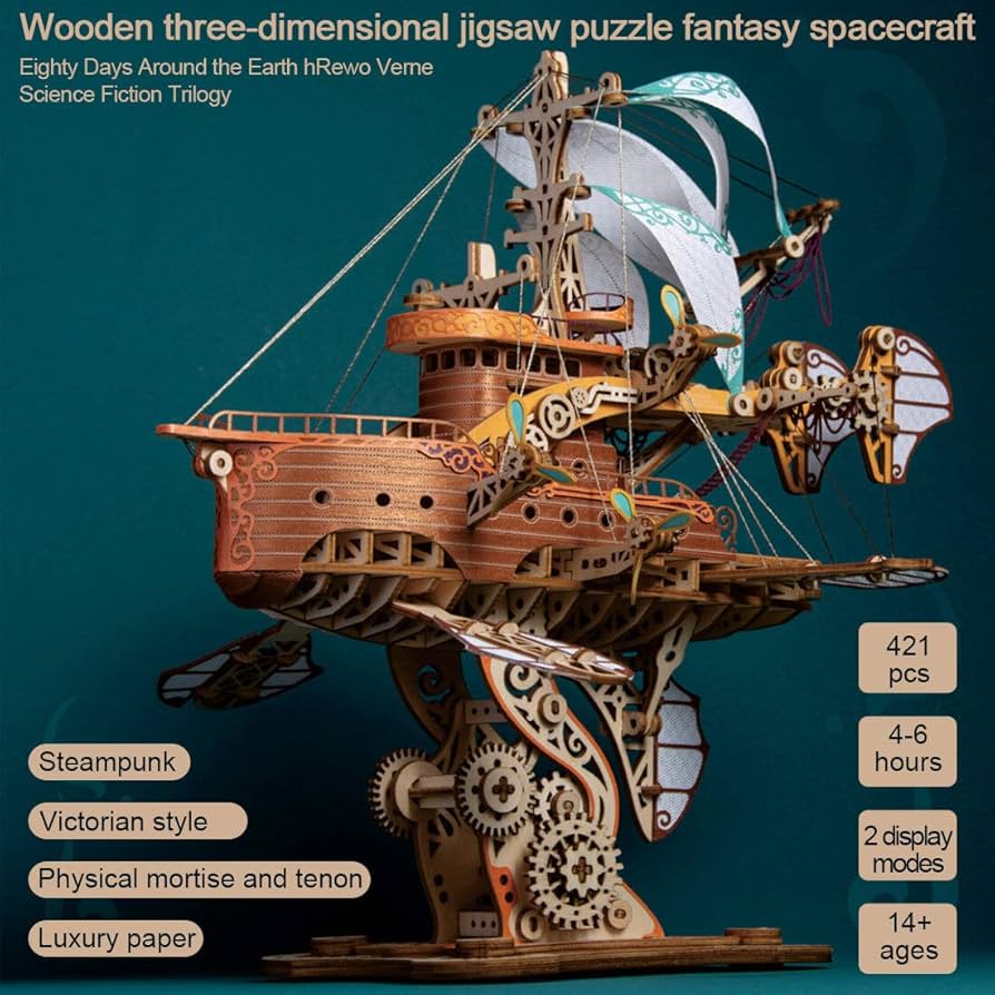 Amazon.com: Aetheria 3D Wooden Puzzle for Adults, Handicraft