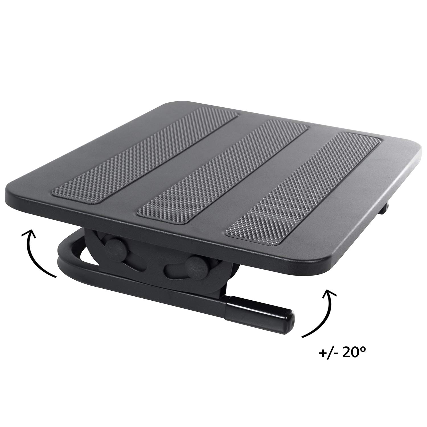 Maclean MC-831 ergonomiczny podnóżek, regulowany bezstopniowo kąt nachylenia, 380 x 300 mm