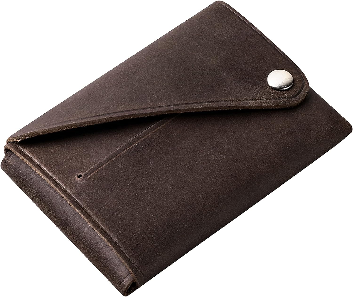 Itslife Mens Bifold Wallet,Genuine Leather Wallets for Men RFID Blocking,Gift Wallet for Men, Brown