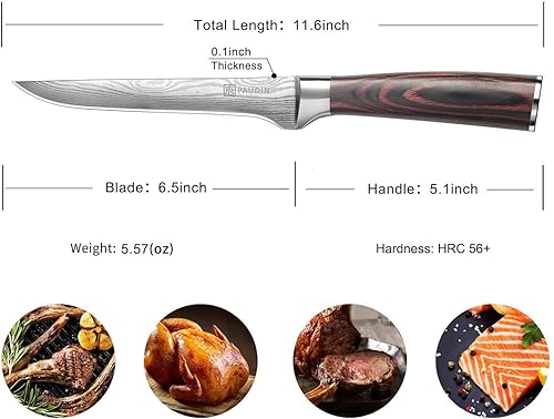 Miniatura 9 de PAUDIN Cuchillo utilitario de cocina y cuchillo para deshuesar