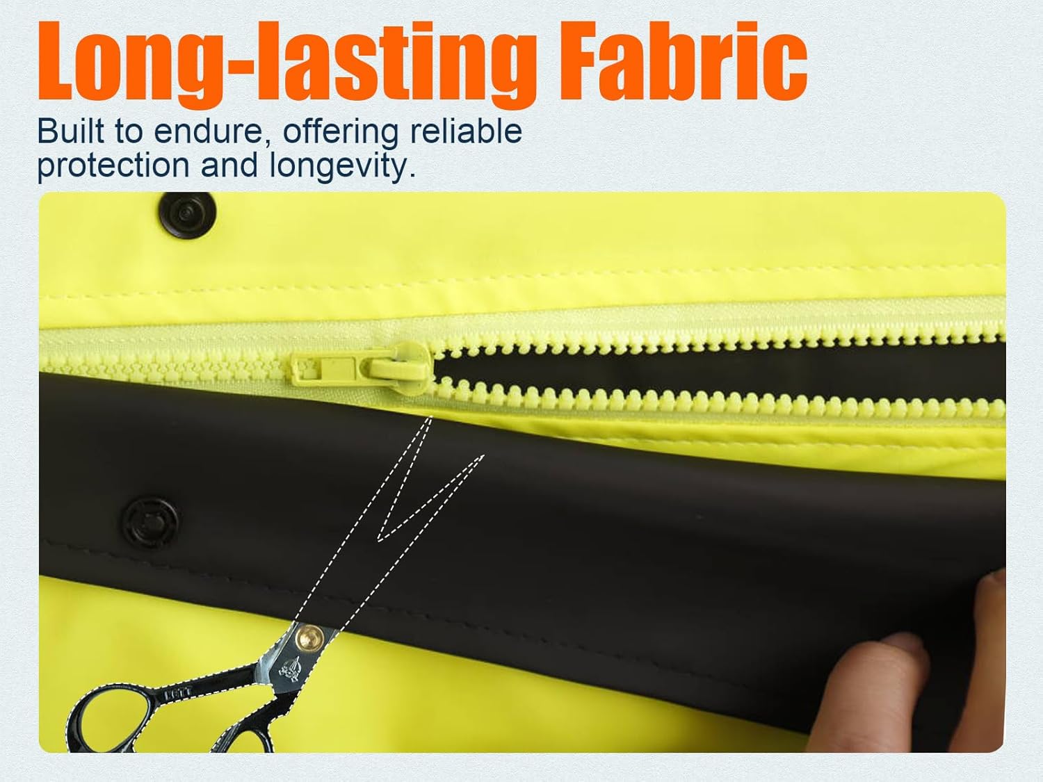 RainRider Rain Suits for Men Women Waterproof Hi-Vis Rain Gear Durable Oxford Rain Jacket Coat with Pants - Image 5