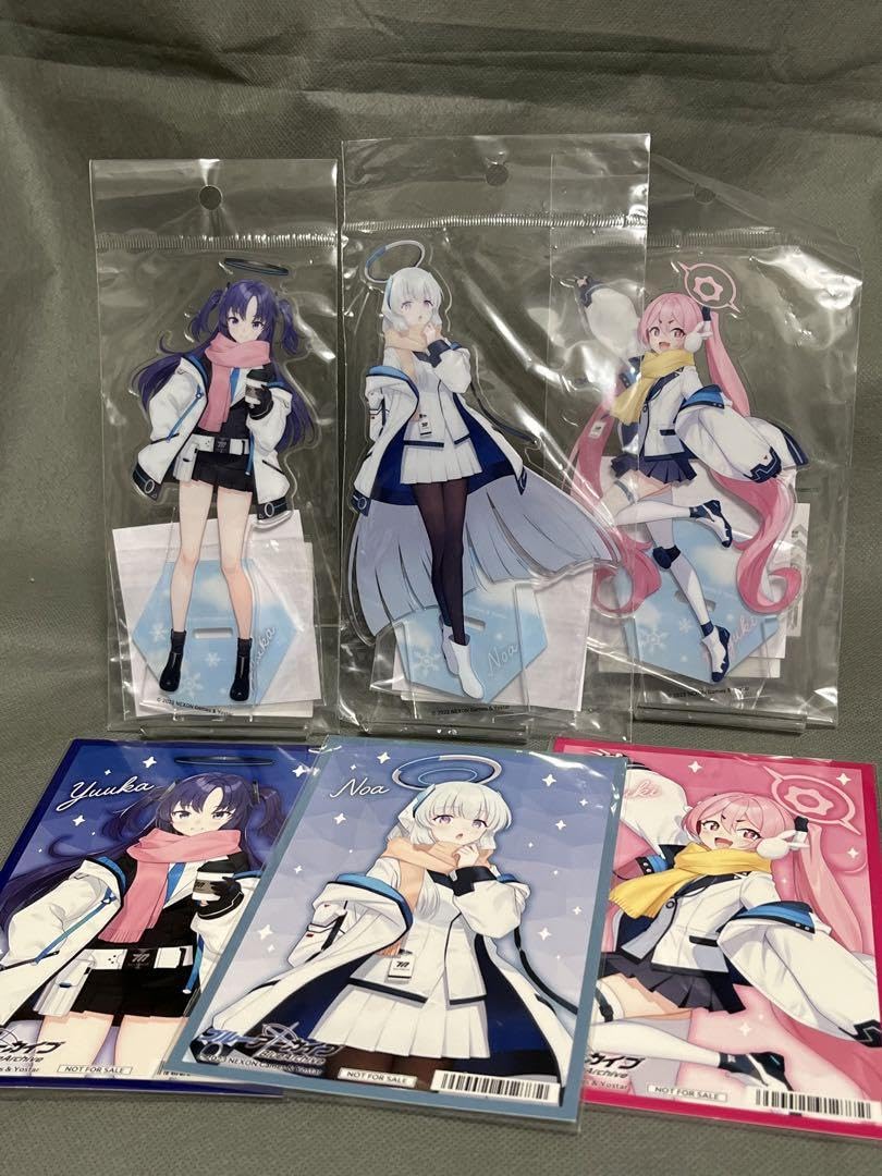 Amazon.co.jp: ブルアカ セミナー アクリルスタンド セット 特典ポスト