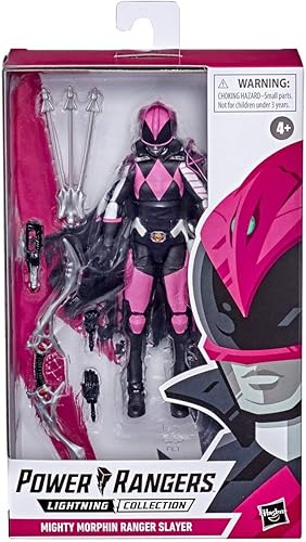 Power Rangers Lightning Collection Mighty Morphin Ranger Slayer - Figura de acción coleccionable de 6 pulgadas con accesorios inspirados en