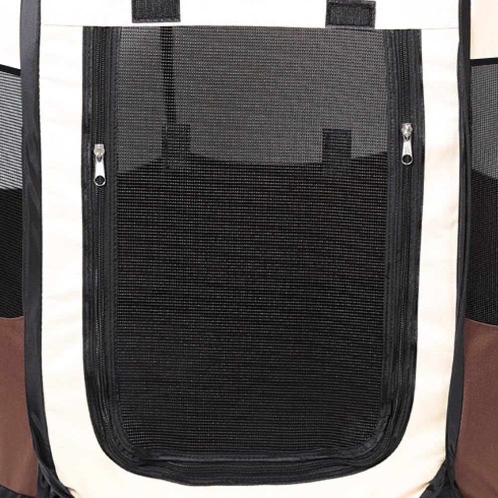 Pet Cat Cage Dog Kennel Puppy Soft Playpen Crate Foldable Octagonal Tent Fence Oxford Cloth Outdoor (S, Red) : Kitchen & Dining