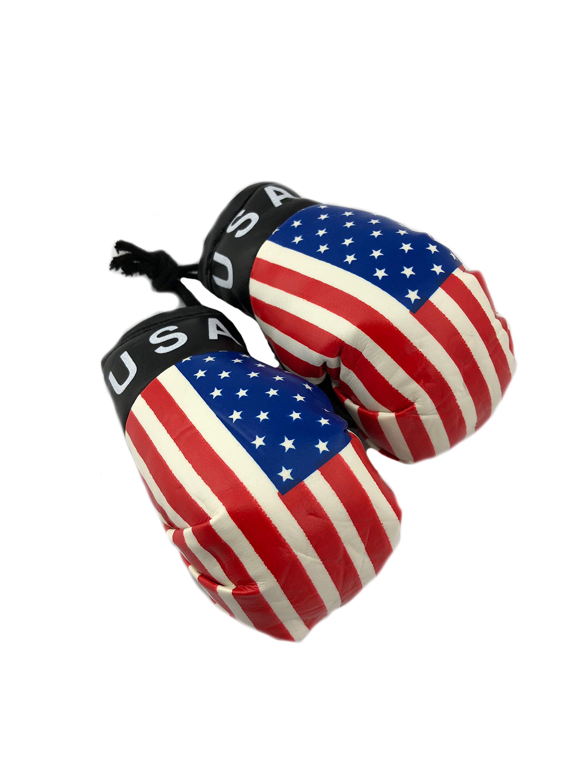 Hanging Car Mirror Mini Boxing Gloves (USA)