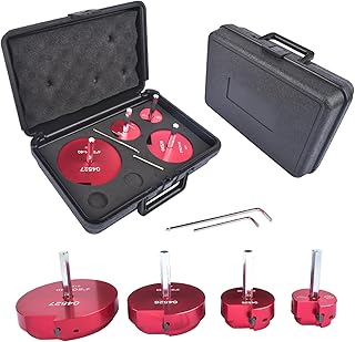 Enocos 04528 for PPRK4 Plastic Pipe Fitting Reamer 4 Piece Kit with Case, Fit into Standard 1/2