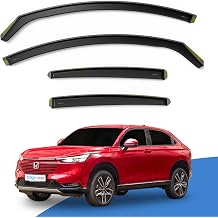 EdgeVisors Wind Deflectors for Honda HR-V MK3 Door 5 Door SUV 4pc | 4pc Set, In-Channel Rain Guards & Accessories