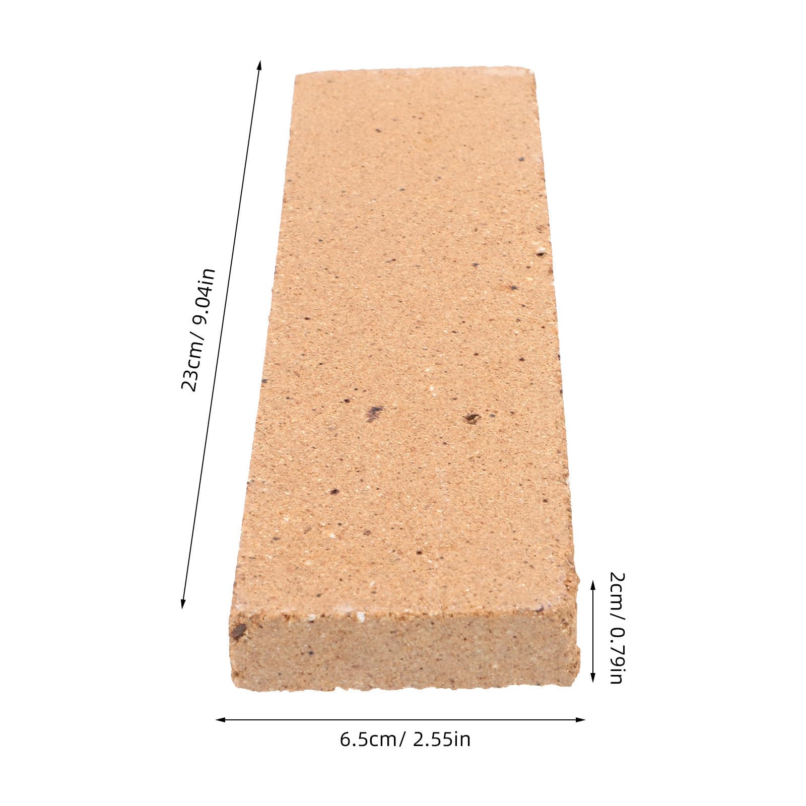 Ciieeo Mattoni Refrattari 2 Pezzi Resistenti alle Alte Temperature in Argilla Facili da Installare per Stufa e Cucina per Ambienti Industriali e Domestici
