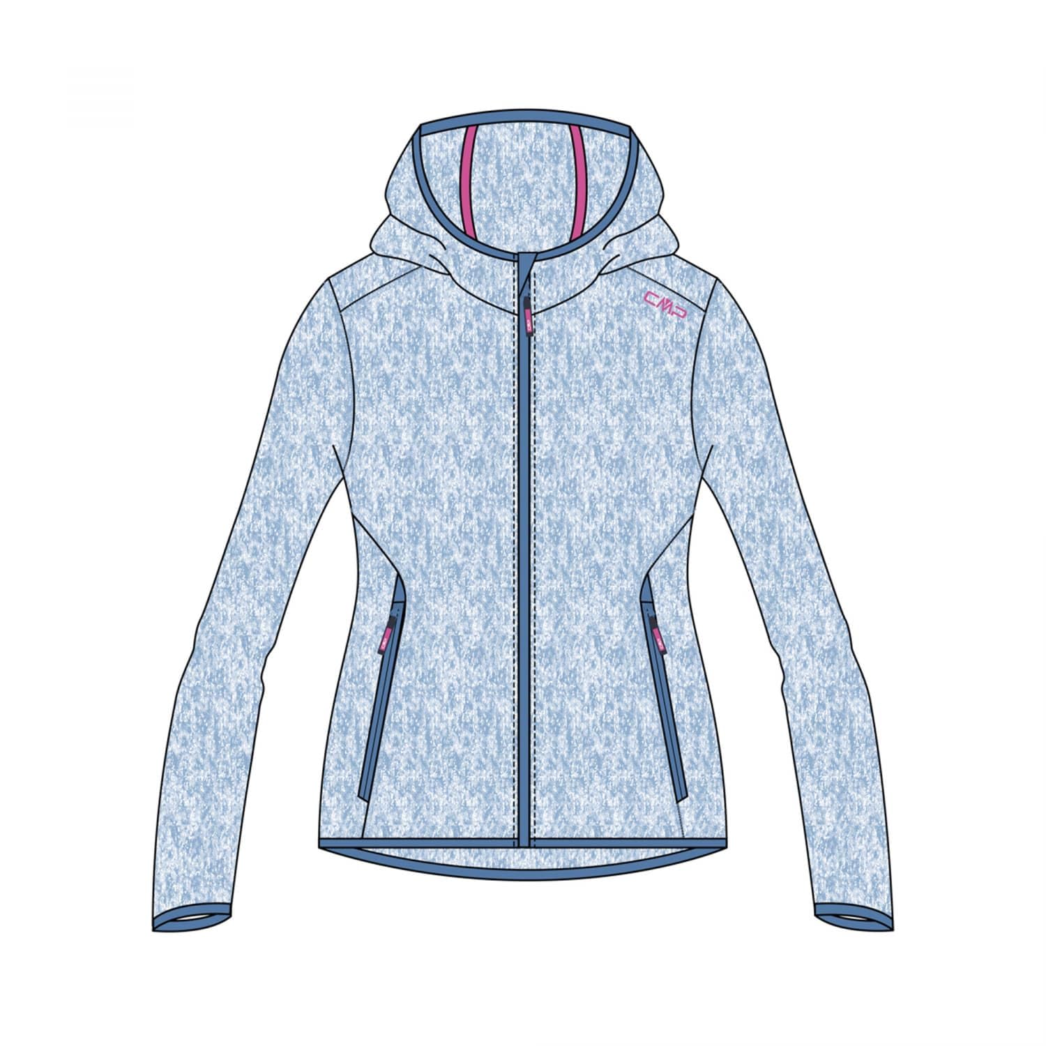 CMP Kid G Jacket Fix Hood Unisex Jacket - Children and Youth