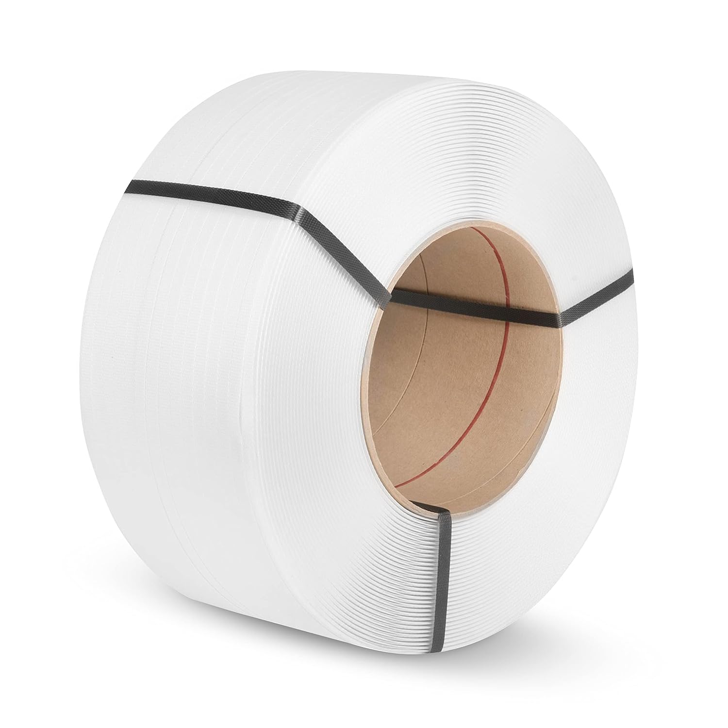 OHLECTRIC ⅜ x 12,900' Machine Grade Polypropylene (PP) Strapping Roll,8" x 8" Core, 300lb Break Strength Plastic Banding Strap for Automatic & Semi-Automatic Strapping Machines, Heavy Duty Packaging
