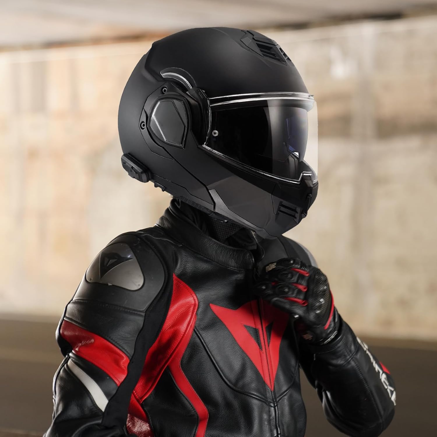 VCOROS Helmet Shield Replacement, For Advant Flip up Modular Helmet Visor Accessories (Clear)