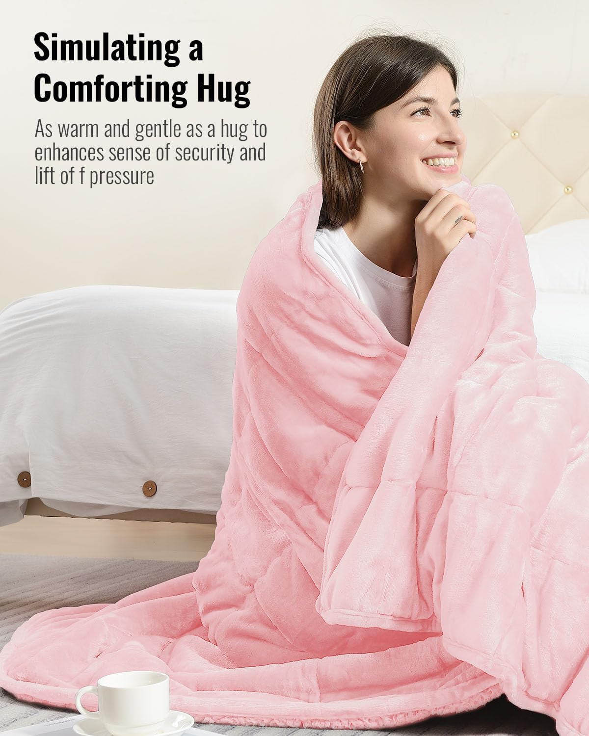 Weighted Blanket Duvet Bare Home 17 Lbs Weighted Blanket For