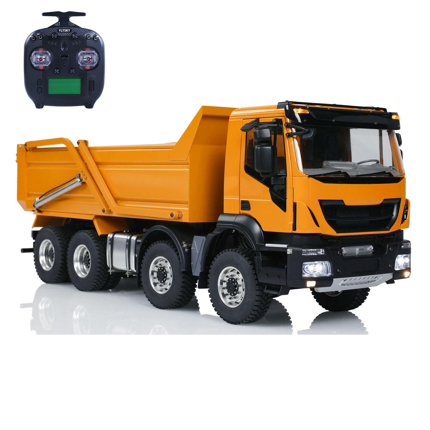 TOUCAN RC HOBBY 8X4 1 14 Hydraulic RC Tipper Truck Flip-Over Cover Radio Control Dump Car Models