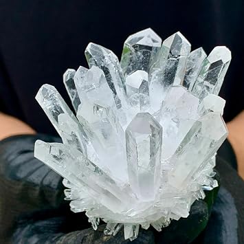 AtkitS Natural White Quartz Crystal Cluster Mineral Specimen Home Decor(4.1-4.5kg)