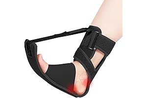 Upgraded Plantar Fasciitis Night Splint for Men & Women with Arch Cushion
