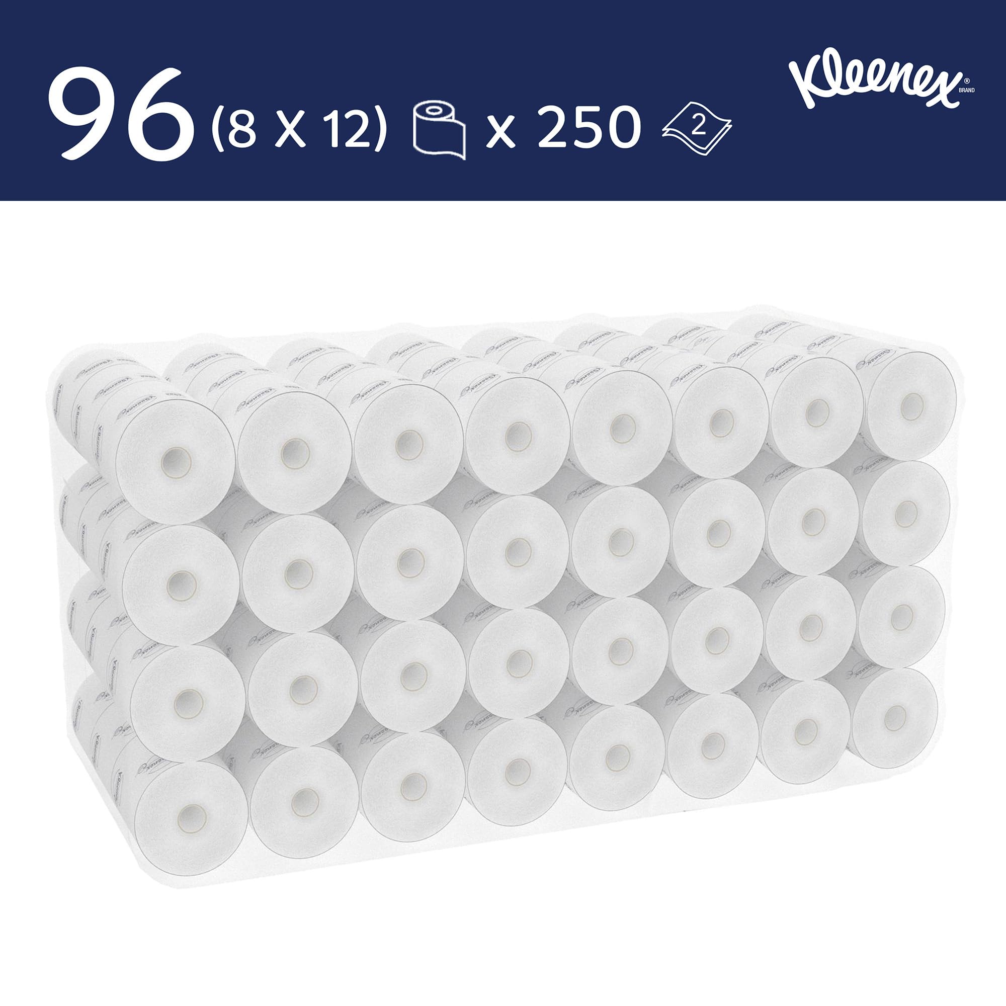 KLEENEX® Toilet Tissue - Small roll/White 2 Ply