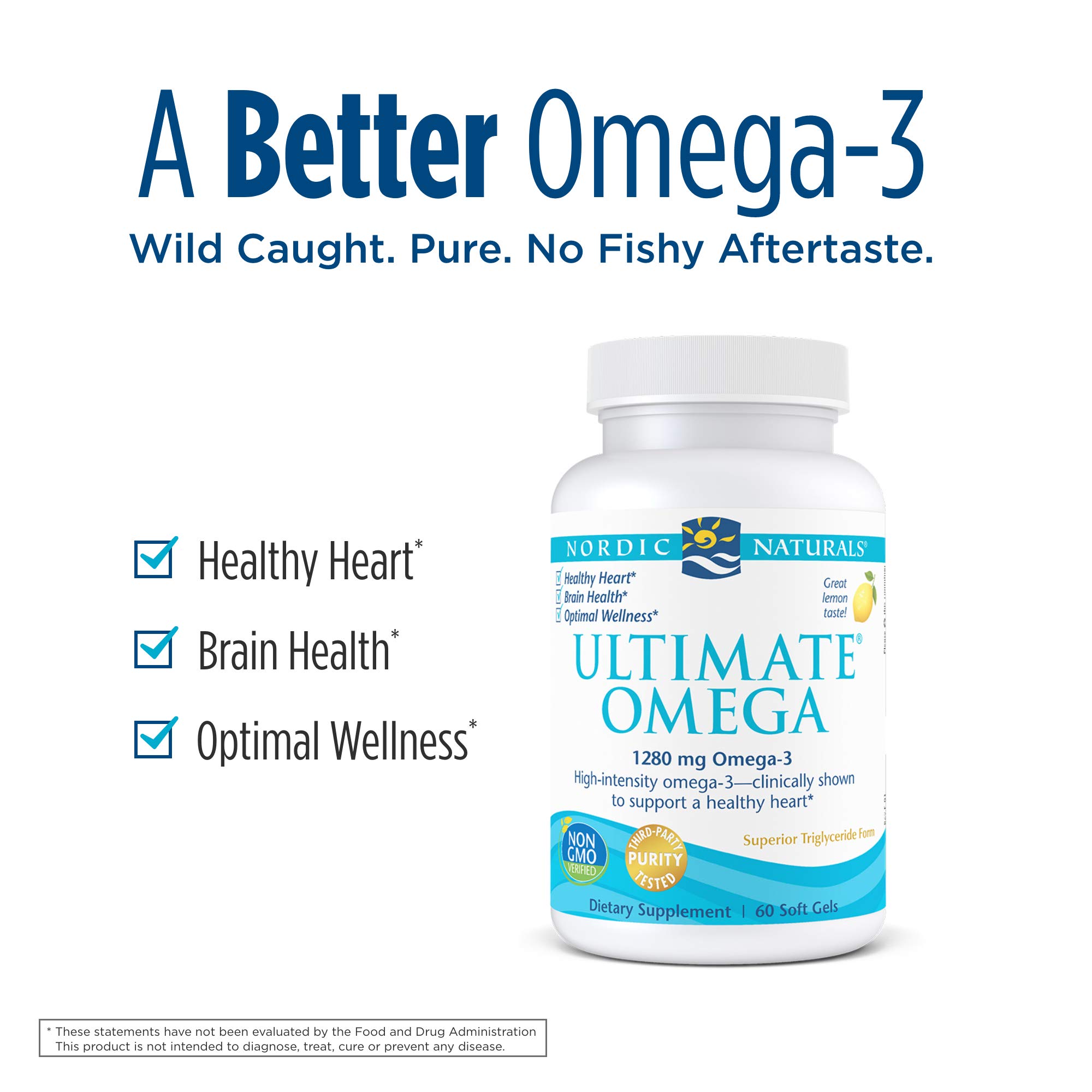 Nordic Naturals, Ultimate Omega, Fish Oil Supplement with Omega3 DHA