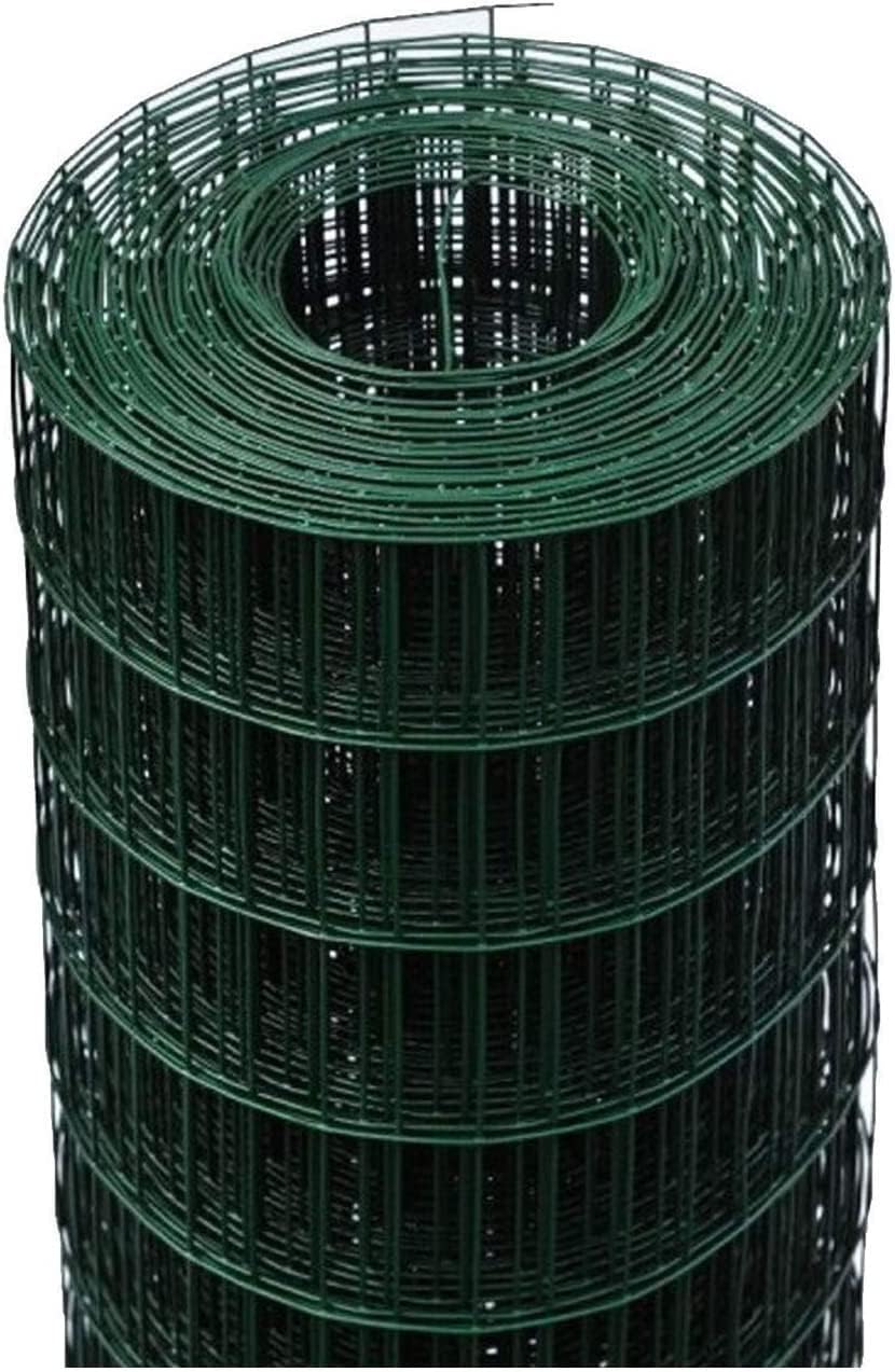 Rete metallica zincata plastificata verde per recinzioni 25 m