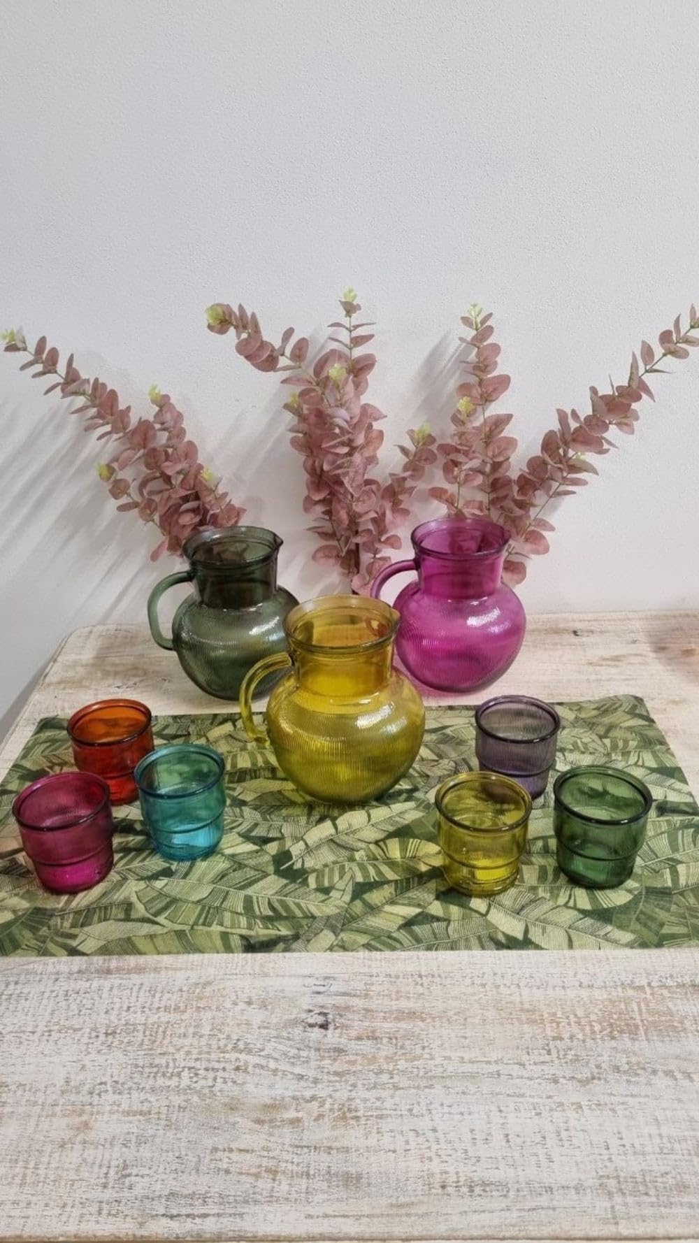 Keyhomestore- Set 6 Glaesern, verschieden Farben
