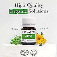Vista 3 de Pranarom - Mini-Caps de orégano Aromaforce - Ingredientes orgánicos certificados para la salud natural - Apoya el bienestar respiratorio, fácil