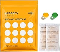 Vista 9 de wisedry Paquetes de gel de sílice recargables de 0.71 oz [12 paquetes] para microondas que se reactivan rápidamente en paquetes desecantes
