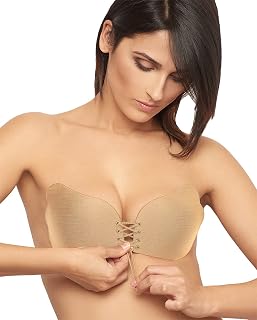 Sujetador Adhesivo Wing Bra, Sin Tirantes, Colores Nude,Negro y Blanco, Tallas 85-90-95-100, Copa B
