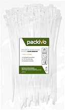Cable Ties 2.5 x 150 mm White Tear-Resistant and Durable with 8 kg Tensile Force Made of Shatterproof Nylon for Cable Management, Household and Workshop - Pack of 1
