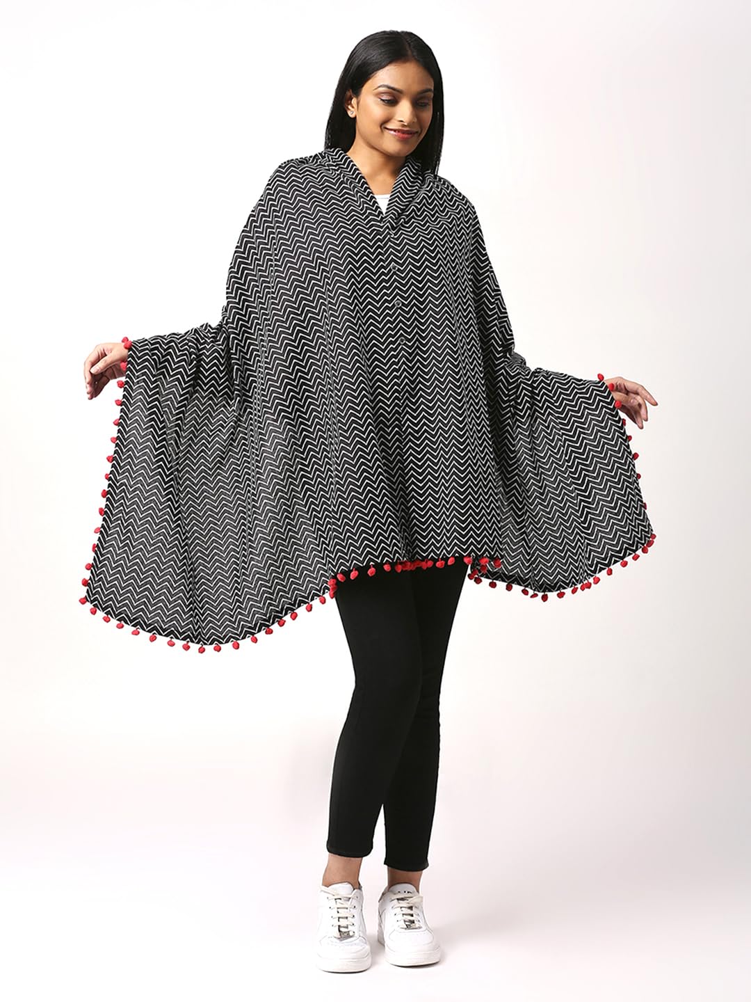 Mom For Sure by Ketki Dalal Nursing Cover Maternity Wear | Black 3