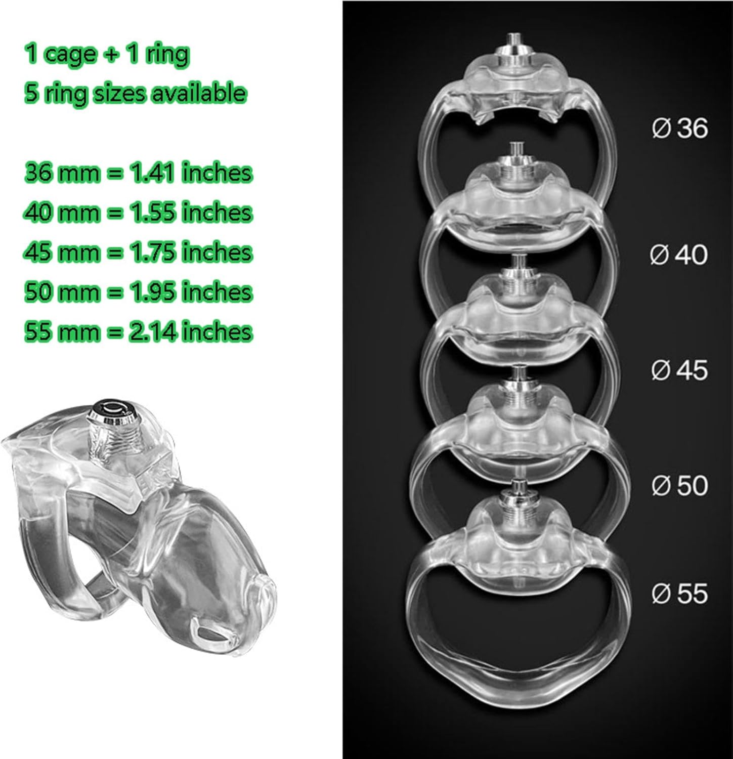 Transparent Fine Working Hand Comfortable to Use,transparentNub-36mm