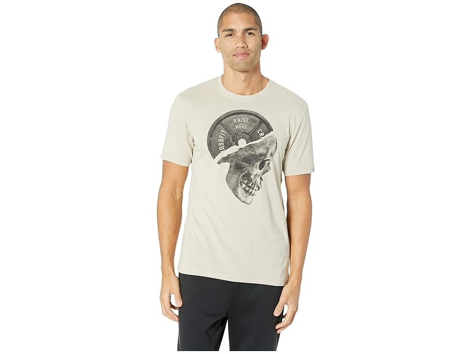 

Reebok Crossfit Plated Skull Tee (Parchment) Men's T Shirt
