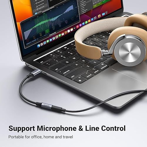 UGREEN USB C to 3.5mm Jack DAC Hi-Fi Stereo Audio Type C Aux Headphone Adapter Compatible with iPhone 17 Pro Max/16/15 Galaxy S25 Ultra S24 S23 A55 A56 2025 iPad Air/Pro/Mini Pixel 10/9 (Silver) - 4