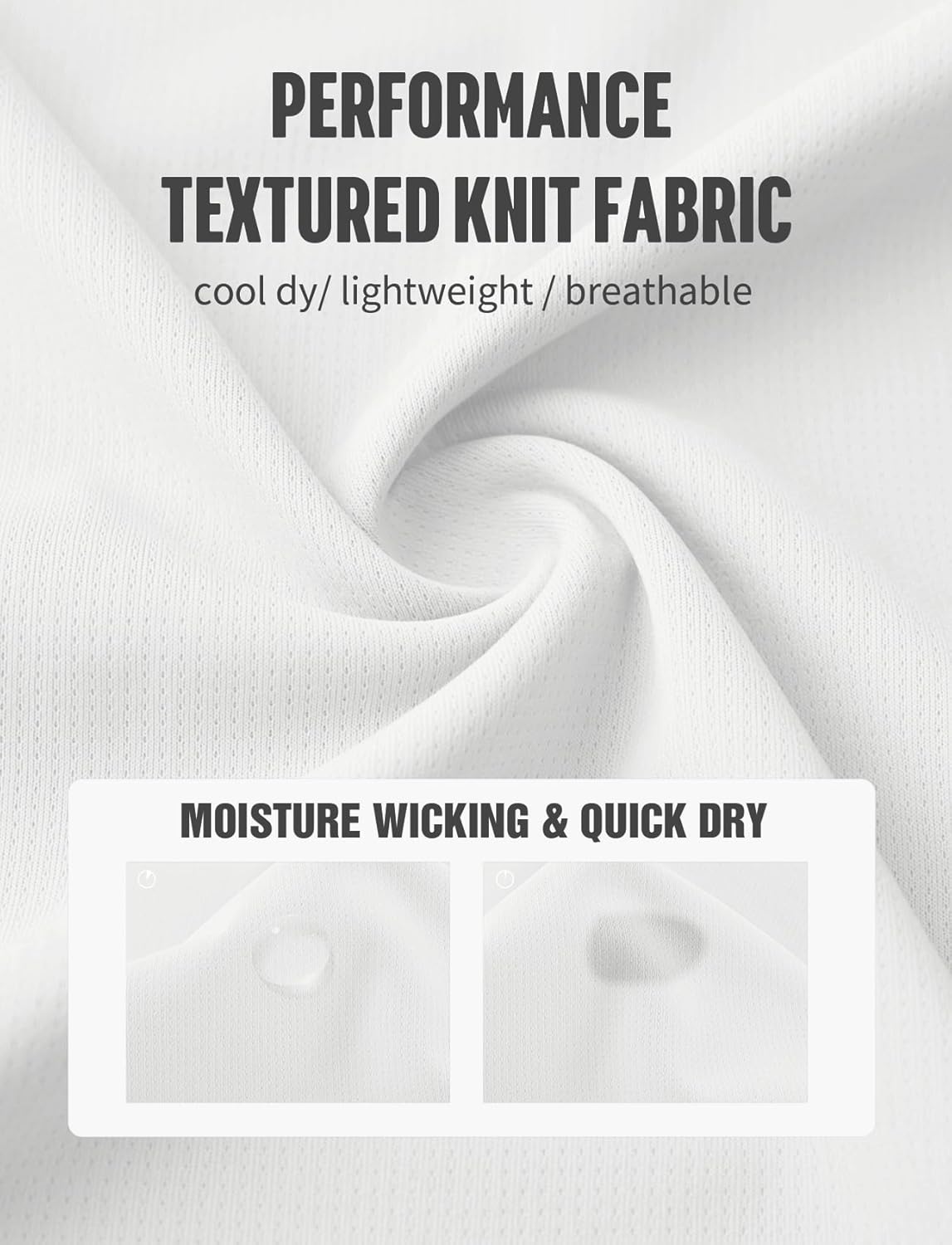 Zengjo Running Shirts for Men Quick Dry Performance T-Shirt Moisture-Wicking Athletic Tee for Gym Workout Training - Image 6