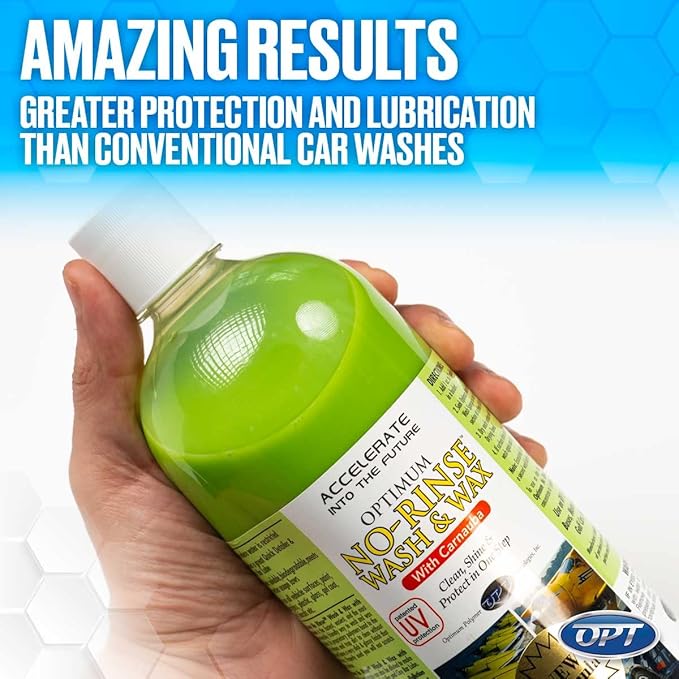 Optimum No Rinse Wash and Wax Cera Líquida para Autos 8 oz miniatura 5