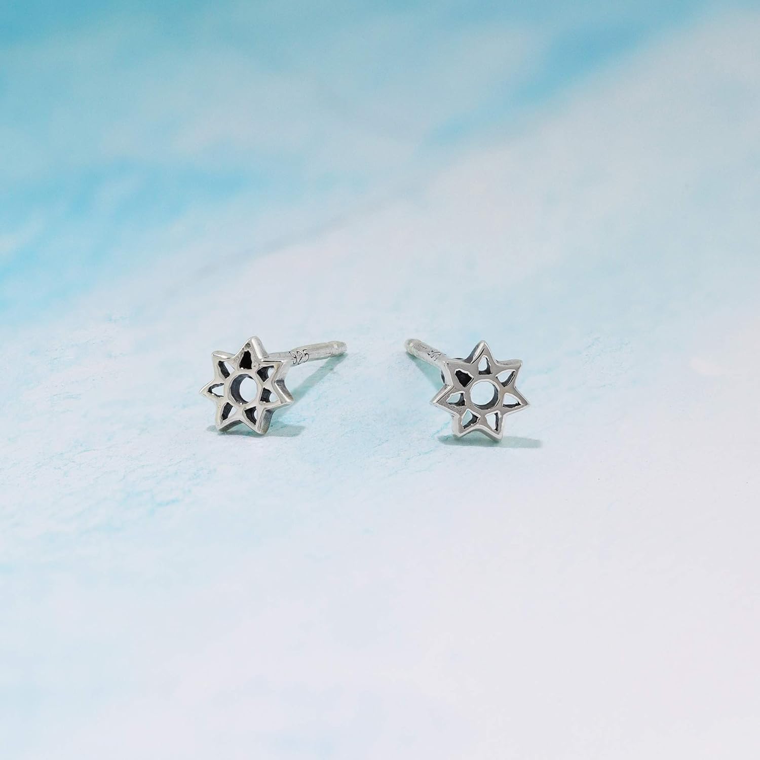 Boma Jewelry Sterling Silver Sunshine Stud Earrings