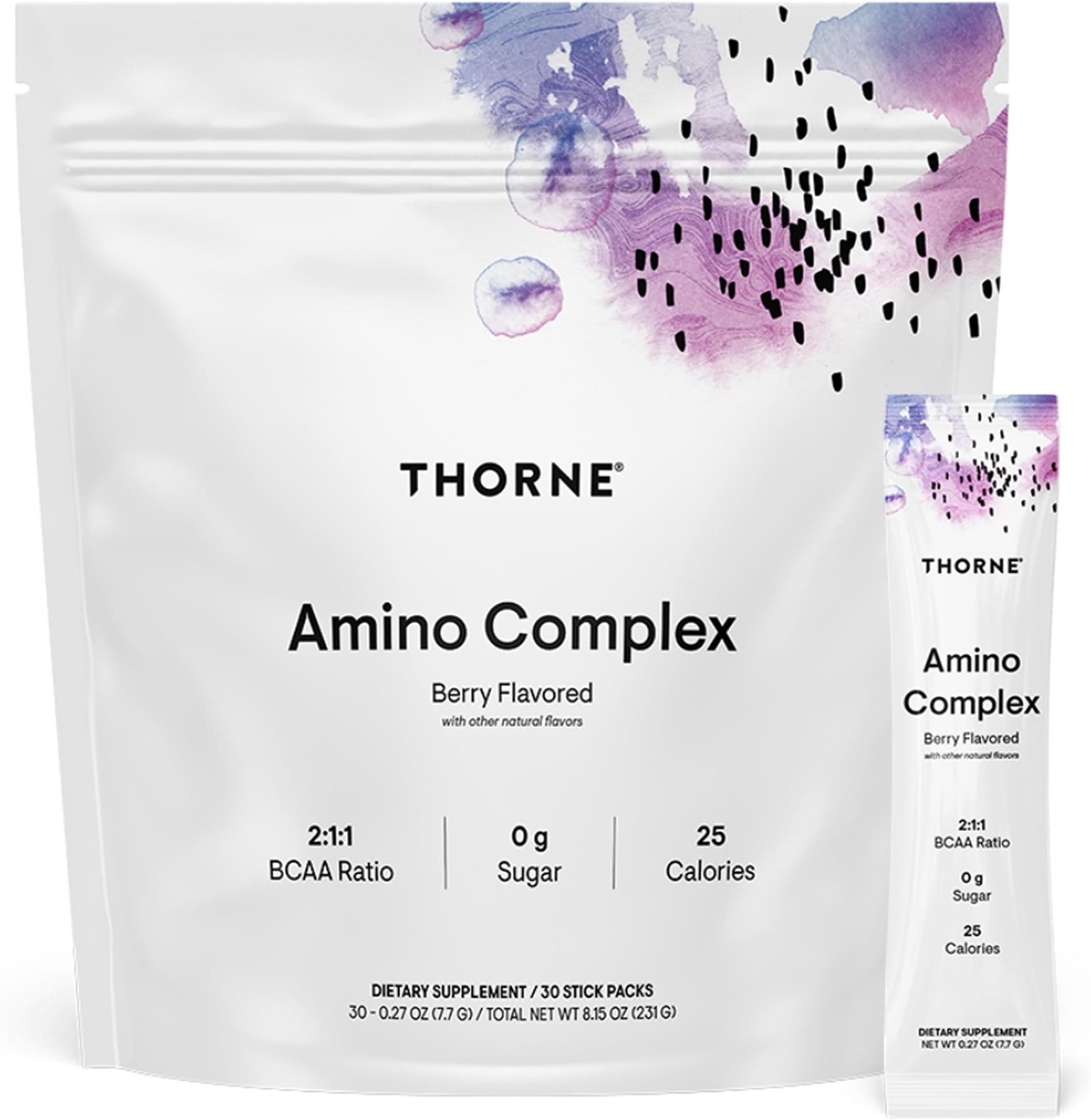 Amino Complex - Clinically-Validated EAA and BCAA Powder for Pre or Post-Workout - Promotes Lean Muscle Mass & Exercise Recovery* - Berry - NSF Certified for Sport - Dairy-Free - 30 Servings