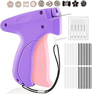 Stitchy Quick Clothing Fixer, Stitch Gun Schnelles Fixiergerät für Kleidung Stichpistole Kleidung Nähpistole Kleidung, Kleidungsfixiergerät Mit 5 Nadeln 3000 Plastiknadel 10 Brosche Knöpfe