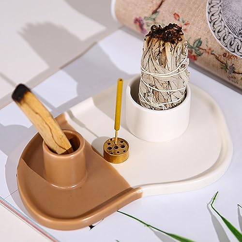 Miniatura 5 de Soporte para Palo Santo, soporte de salvia para quemar, quemador de salvia, quemador de Palo Santo, cuenco de salvia, cuenco para manchas, soporte