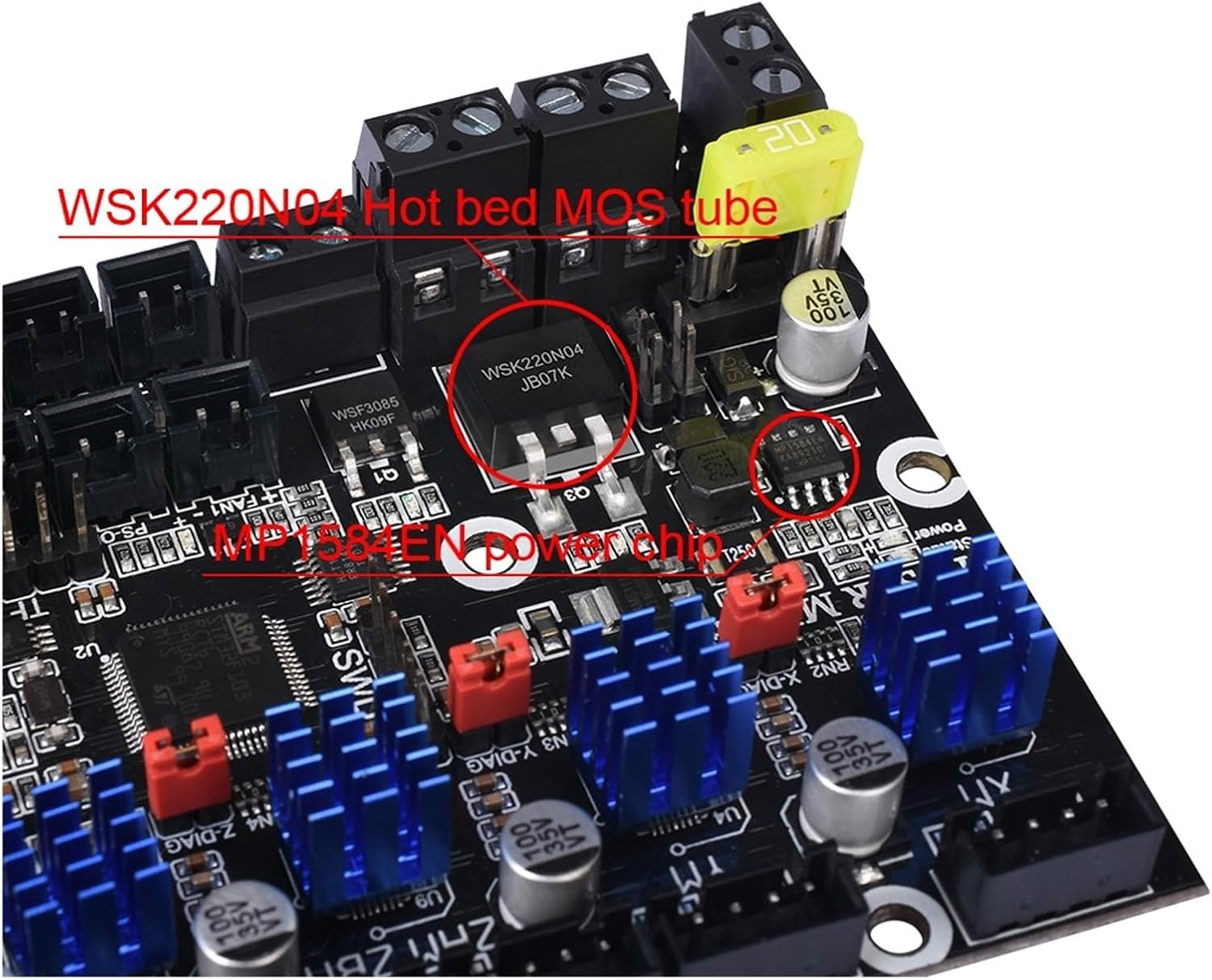 3Dプリンターパーツ マザーボード BTT SKR MINI E3 V2.0 コントロールボード 32ビット TMC2209搭載 E