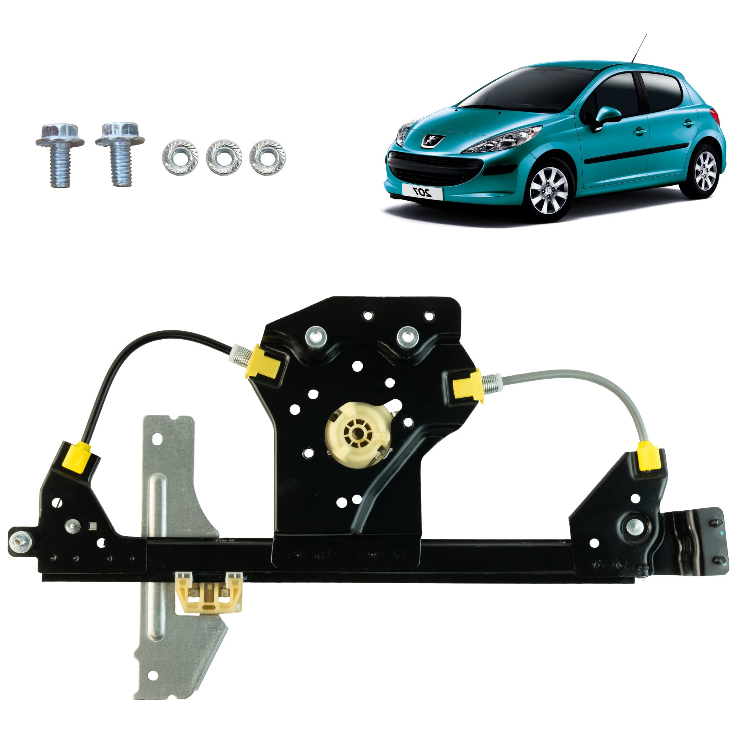 Interrupteur Lève-vitre Conducteur Peugeot 207 Avant Gauche - Neuf - Compatible Nombreuses Réf