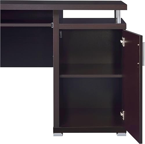 Miniatura 23 de Escritorio para computadora, Madera, Blanco crudo Blanco,Capuccino,https://www.amazon.com/dp/undefined