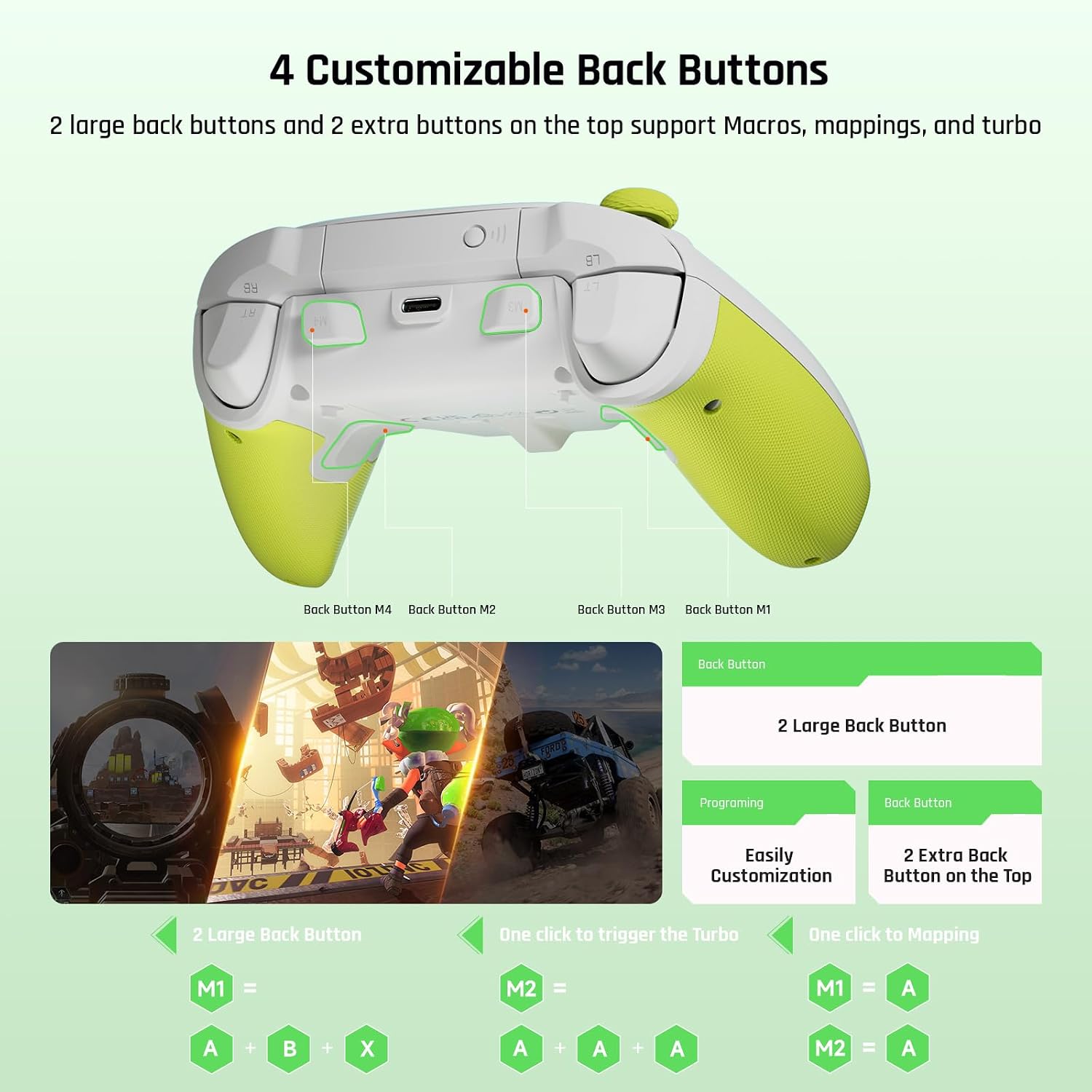 BIGBIG WON PC Controllers for Gaming, Rainbow 2 SE Wireless Controller Motion Aim, Hall Effect Trigger, 12-bit ADC, 3 Sets Joysticks, 4-way&8-way D-pad Controller for Switch/PC/Android/iOS 6 71caCvFv7uL. SL1500