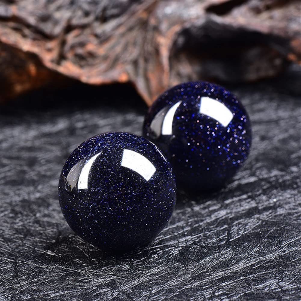 Sfera di Cristallo di Quarzo Naturale in arenaria Blu 40-50 mm Bellissima Pietra di Cristallo Naturale QINTINYIN