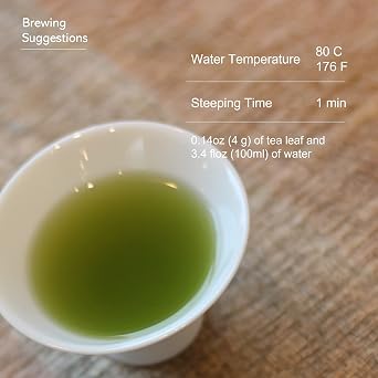 Organic Sencha Green Tea Loose Leaf from Japan - ShiZen Tea (Organic Genmaicha 100g)
