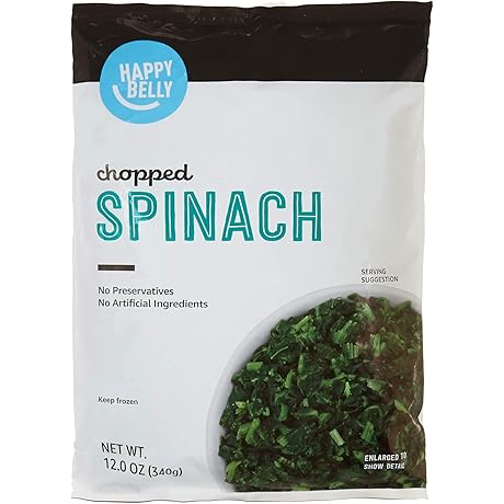 Amazon Brand - Happy Belly Spinach Chopped