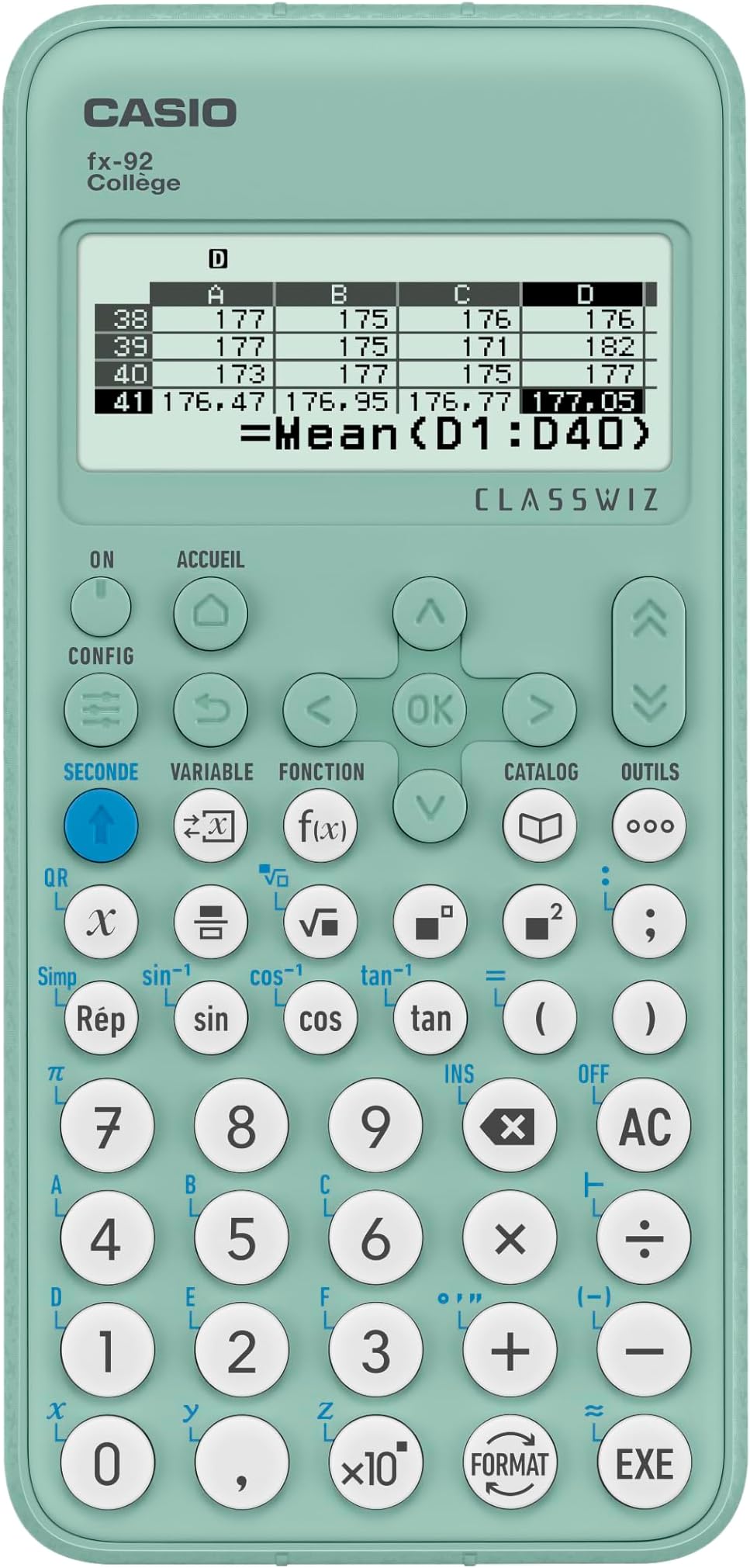 Casio School Calculator FX-92 College classwiz