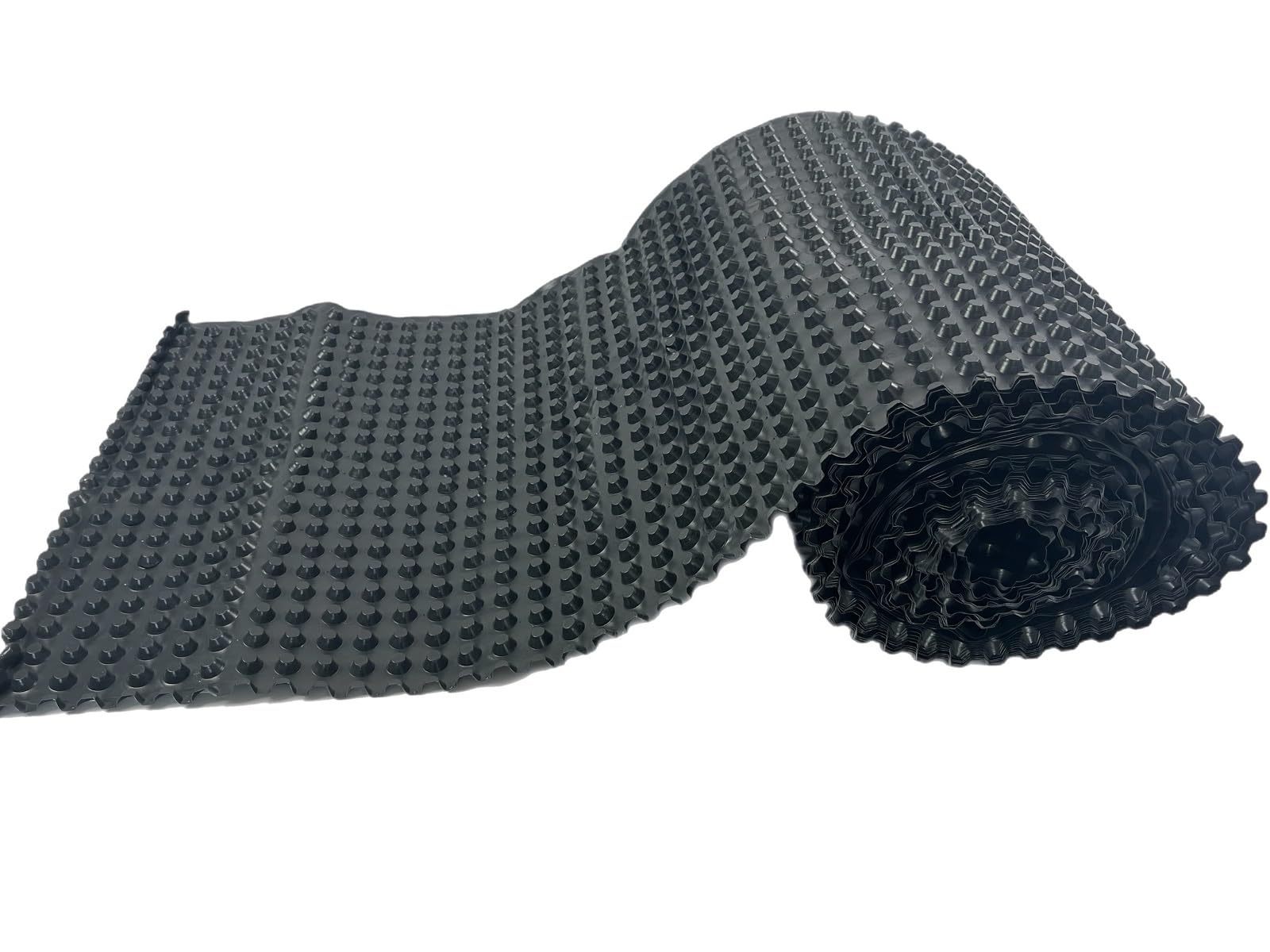 Lámina de nódulos, película de nódulos, membrana de drenaje, protección de muros, protección de cimientos, 0,5 x 20 m, 400 g/m²