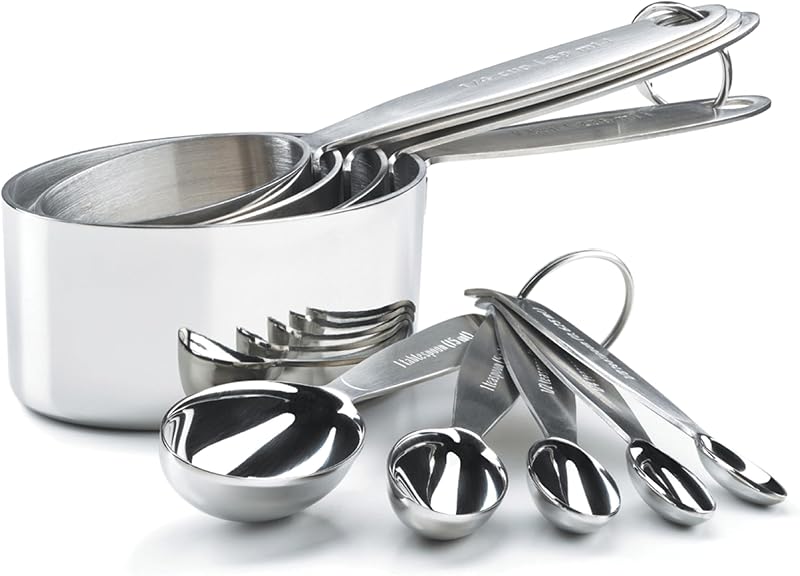 Measuring Cup & Spoon Set SS | Coordinated kitchen tools