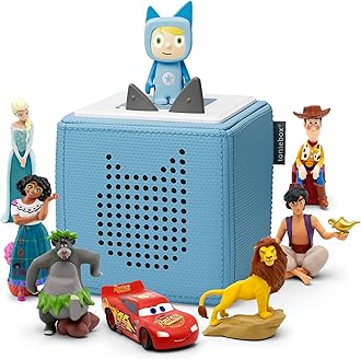 tonies Disney Ultimate bundle - 1 creative & 7 Frozen, Encanto, Baloo, Aladdin, Simba, Cars & Toy Story, Blue